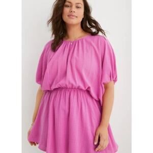 Aerie Pink Swim Coverup